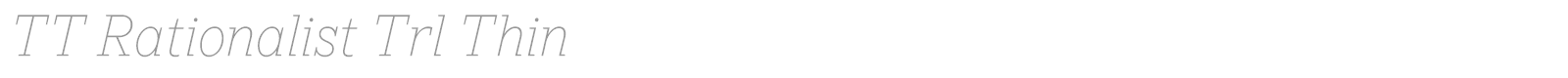 TT Rationalist font preview